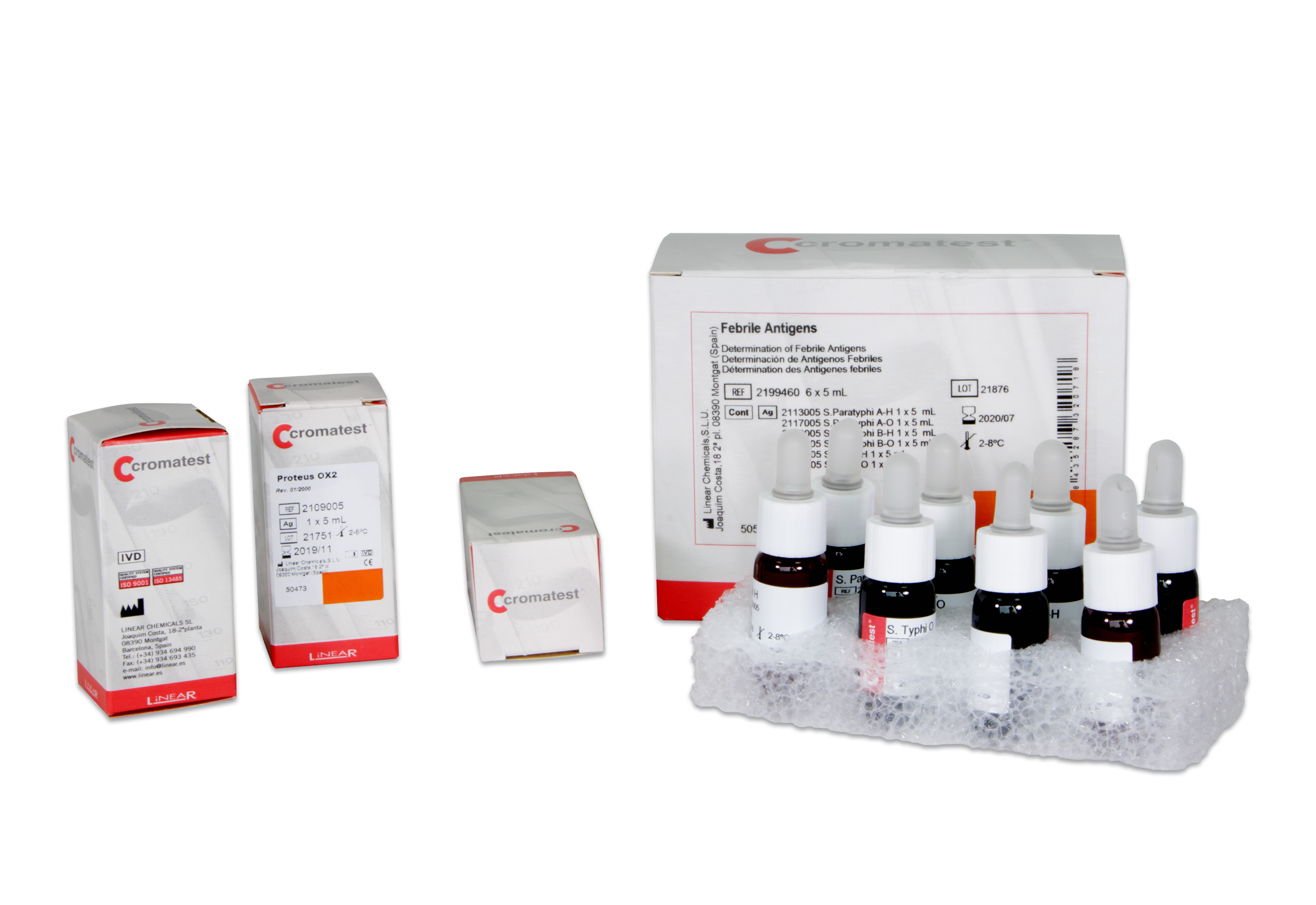 FEBRILE ANTIGEN KIT 8×5 ML